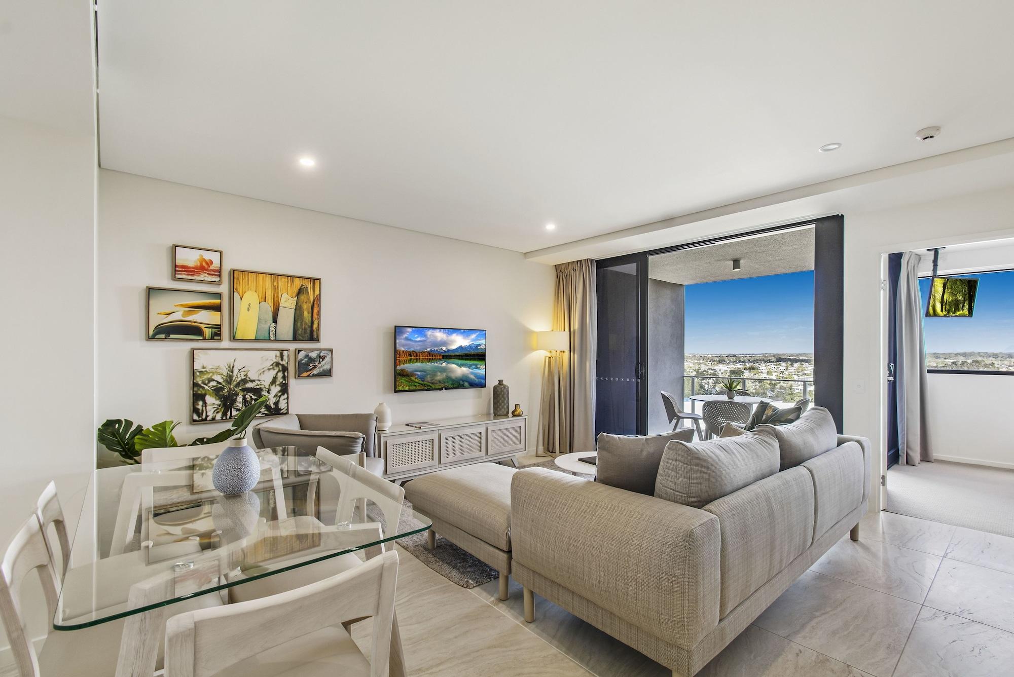 Breeze Mooloolaba, Ascend Hotel Collection Exteriör bild Living room